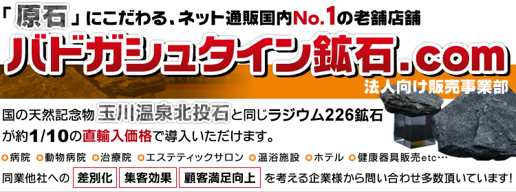 バドガシュタイン鉱石―高放射線鉱石―